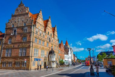 Aalborg, Danimarka, 15 Haziran 2022: Jens Bangs Stenhus Danimarka 'nın Aalborg kentinde.