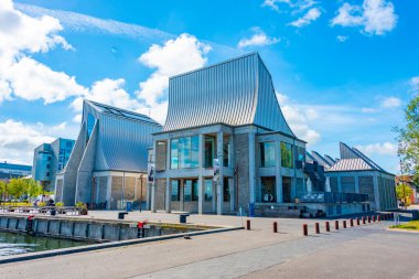 Aalborg, Danimarka, 15 Haziran 2022: Danimarka 'nın Aalborg kasabasındaki Utzon Merkezi.