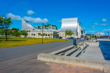 Aalborg, Danimarka, 15 Haziran 2022: Danimarka 'nın Aalborg kasabasındaki Utzon Merkezi.