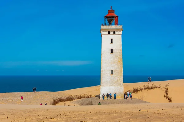 stock image Lokken, Denmark, June 15, 2022: Rubjerg Knude lightouse in Denmark.