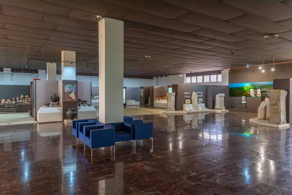 2022年4月22日 保加利亚 亚姆波 保加利亚 亚姆波 卡比尔镇考古博物馆的内部 — 图库照片