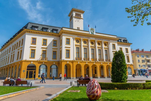 2022年4月23日 保加利亚斯利文 保加利亚斯利文的市政大楼 — 图库照片