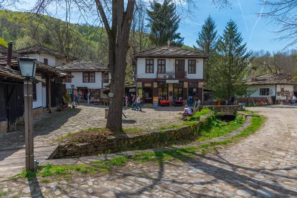 Bozhentsi Bulgária Abril 2022 Casas Antigas Tradicionais Bozhentsi Reserva Arquitetônica — Fotografia de Stock