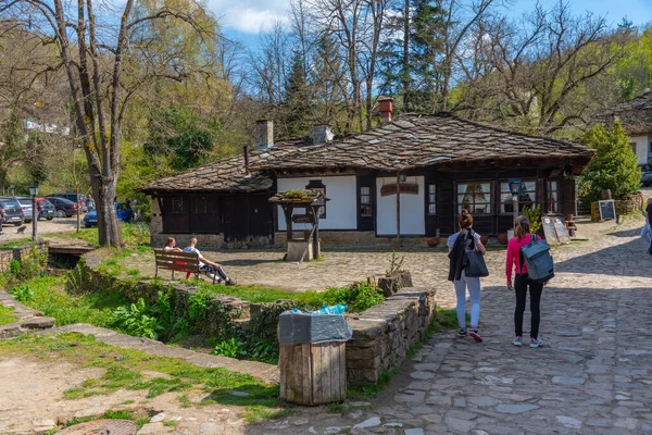 Bozhentsi Bulgarije April 2022 Traditionele Oude Huizen Het Architectuurreservaat Bozhentsi — Stockfoto