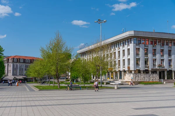 Pleven Bulgaria Április 2022 Kilátás Egy Utcára Pleven Központjában Bulgária — Stock Fotó