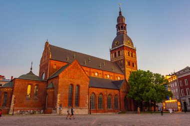 Riga, Letonya, 24 Haziran 2022: Riga Katedrali, Letonya..