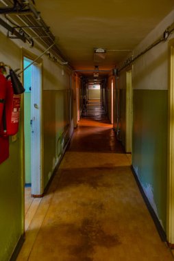 Ligatne, Letonya, 26 Haziran 2022: Litvanya 'daki Ligatne kasabası yakınlarındaki Sovyet Gizli Sığınağı.