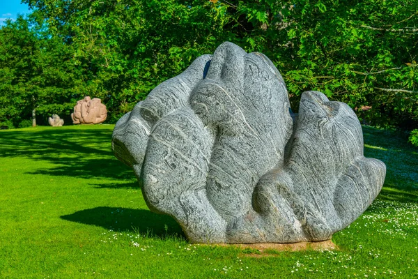 Турайда Латвия Июня 2022 Года Скульптуры Турайде — стоковое фото