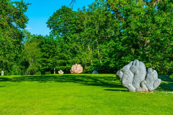 Турайда Латвия Июня 2022 Года Скульптуры Турайде — стоковое фото