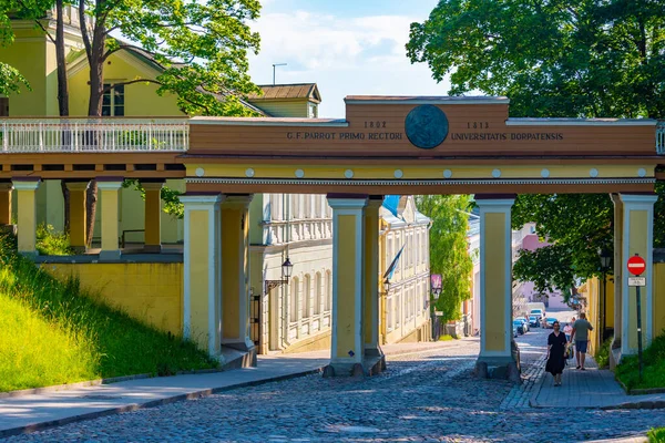 Tartu, Estonya, 27 Haziran 2022: Estonya Tartu Üniversitesi.