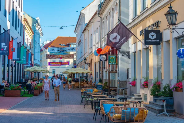 Tartu Estonia Czerwca 2022 Letni Dzień Ulicach Tartu Estonia — Zdjęcie stockowe