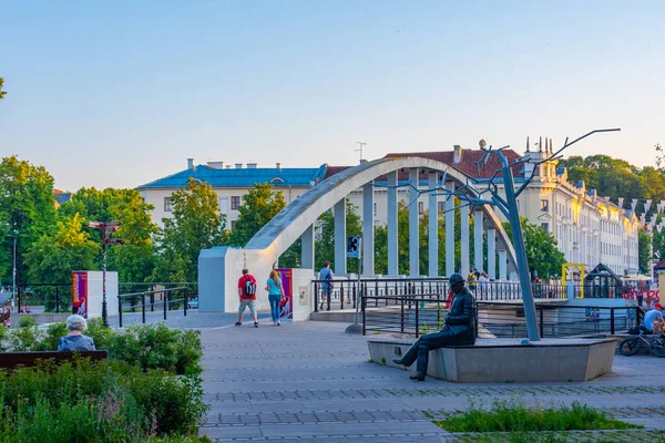 Tartu Estland Juni 2022 Blick Auf Die Vabadussild Brücke Tartu — Stockfoto