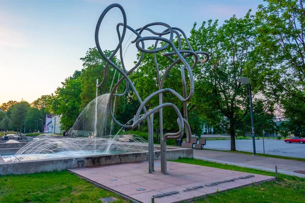 Tartu Estland Juni 2022 Skulptur Juri Lotman Tartu Estland — Stockfoto
