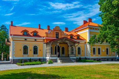 Viljandi, Estonya, 2 Temmuz 2022: Schloss Fellin, Estonya 'nın Viljandi kentinde.