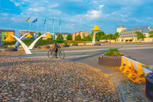 Rakvere Estland Juni 2022 Blick Auf Den Hauptplatz Der Estnischen — Stockfoto