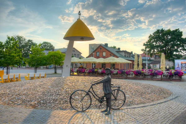Rakvere Estonia Junio 2022 Vista Plaza Principal Ciudad Estonia Rakvere — Foto de Stock