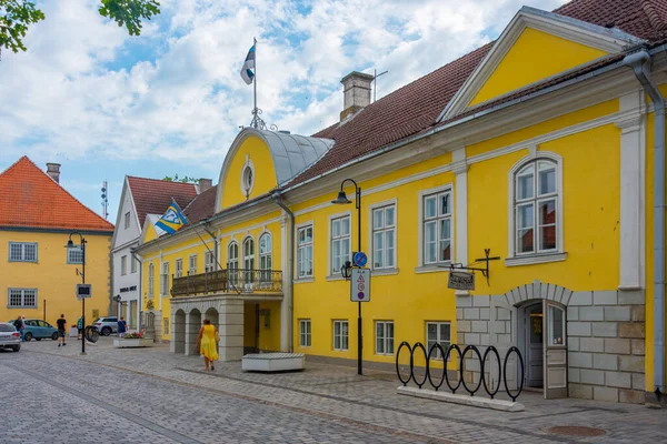 2022年7月1日エストニア クレッサーレ エストニアの町クレッサーレの通りの眺め — ストック写真