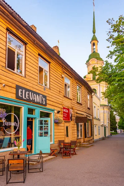 Parnu Estonya Temmuz 2022 Parnu Estonya Sokaklarında Gece Hayatı — Stok fotoğraf