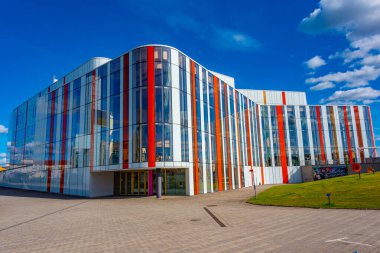 Jonkoping, İsveç, 16 Temmuz 2022: İsveç 'in Jonkoping kentindeki Spira kültür evi.