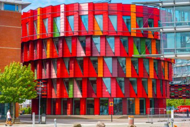 Goteborg, İsveç, 18 Temmuz 2022: İsveç 'in Goteborg.IMAGE kentindeki Kuggen Üniversitesi