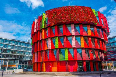 Goteborg, İsveç, 18 Temmuz 2022: İsveç 'in Goteborg.IMAGE kentindeki Kuggen Üniversitesi
