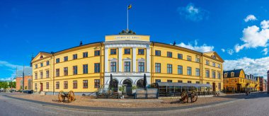 Kristianstad, İsveç, 14 Temmuz 2022: Kristianstad, İsveç 'teki Stora Kronohuset binası..