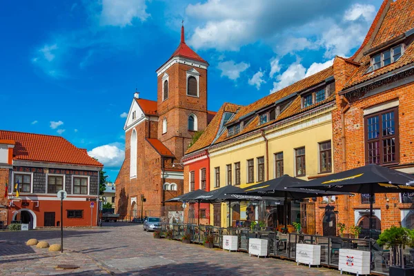 Kaunas Λιθουανία Ιουλίου 2022 Καθεδρικός Ναός Του Αγίου Παύλου Και — Φωτογραφία Αρχείου