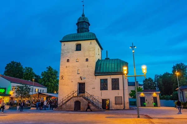 Vadstena Sweden July 2022 Sunset View Town Hall Swedish Town — 스톡 사진