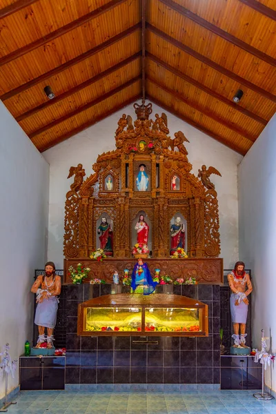 2022年2月12日スリランカのパラクーダ スリランカのパラクーダにあるサンピエトロ教会の内部 — ストック写真