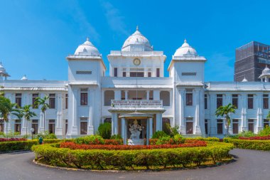 Jaffna, Sri Lanka, 8 Şubat 2022: Jaffna, Sri Lanka 'daki halk kütüphanesi.