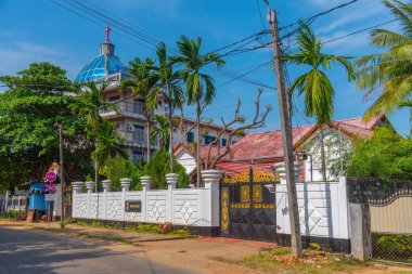 Jaffna, Sri Lanka, 7 Şubat 2022: Jaffna, Sri Lanka 'daki Hindistan Evi.