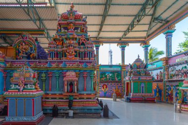 Trincomalee, Sri Lanka, 6 Şubat 2022: Trincomalee, Sri Lanka 'da Kandasamy kovil.