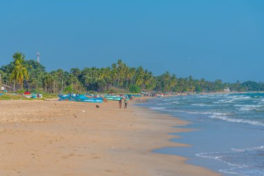 Trincomalee, Sri Lanka, 6 Şubat 2022: Trincomalee, Sri Lanka 'da balıkçı tekneleri.