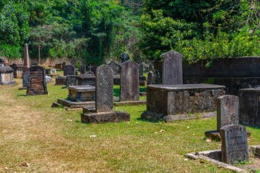 Kandy, Sri Lanka, 3 Şubat 2022 Kandy Garisson Mezarlığı, Kandy, Sri Lanka.