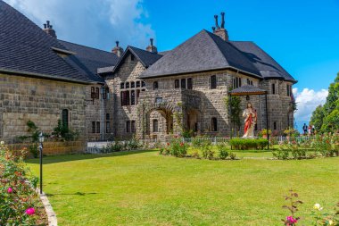 Haputale, Sri Lanka, 29 Ocak 2022: Haputale, Sri Lanka yakınlarındaki Adisham Manastırı.