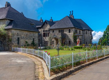 Haputale, Sri Lanka, 29 Ocak 2022: Haputale, Sri Lanka yakınlarındaki Adisham Manastırı.