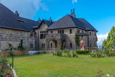 Haputale, Sri Lanka, 29 Ocak 2022: Haputale, Sri Lanka yakınlarındaki Adisham Manastırı.