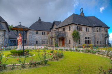 Haputale, Sri Lanka, 29 Ocak 2022: Haputale, Sri Lanka yakınlarındaki Adisham Manastırı.