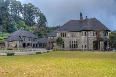 Haputale, Sri Lanka, 29 Ocak 2022: Haputale, Sri Lanka yakınlarındaki Adisham Manastırı.