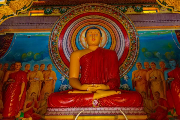 Kalawewa Sri Lanka Fevereiro 2022 Vijithapura Rajamaha Viharaya Templo Budista — Fotografia de Stock
