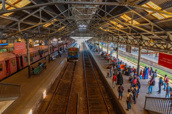 Stock image Colombo, Sri Lanka, January 19, 2022: Fort railway train station in Colombo, Sri Lanka.