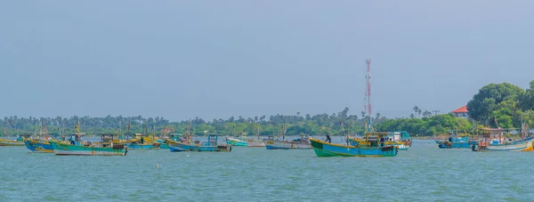 Джафна Шри Ланка Февраля 2022 Года Рыбацкие Лодки Возле Кайца — стоковое фото