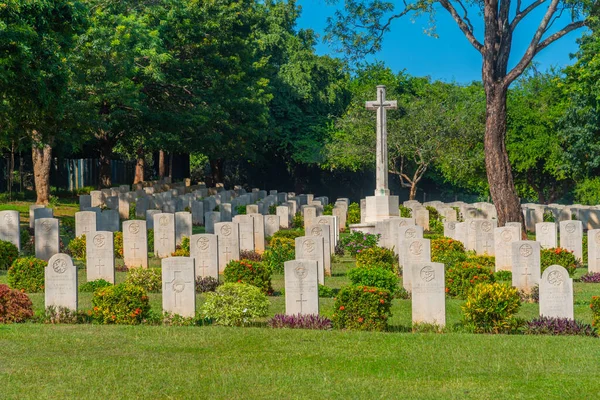 Trincomalee Srí Lanka Února 2022 Trincomalee War Cemetery Srí Lanka — Stock fotografie