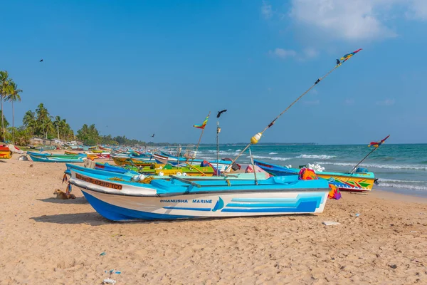 Trincomalee Sri Lanka Fevereiro 2022 Barcos Pesca Trincomalee Sri Lanka — Fotografia de Stock