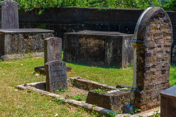 Kandy Sri Lanka February 2022 Kandy Garisson Cemetery Kandy Sri — Stock Photo, Image