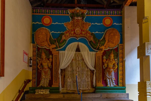 Kandy Sri Lanka Februari 2022 Interieur Van Tempel Van Heilige — Stockfoto