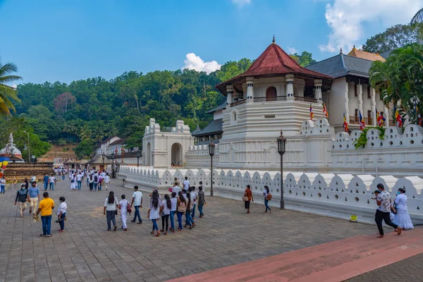 Kandy Sri Lanka Februari 2022 Tempel Van Heilige Tand Relikwie — Stockfoto