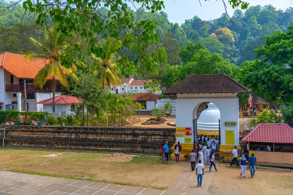 Kandy Sri Lanka Februari 2022 Uitzicht Tuinen Die Leiden Naar — Stockfoto