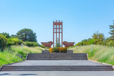 Summer day at Sardarapat Memorial memorial in Armenia clipart
