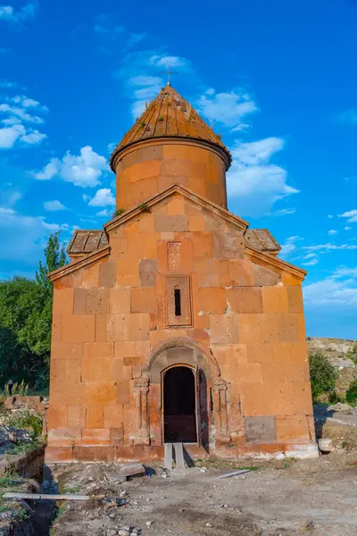 Ermenistan 'daki Marmashen Kilisesi' nin gün batımı manzarası